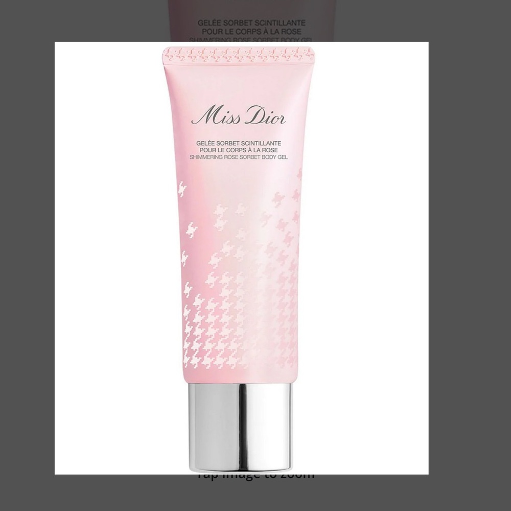 Authentic Miss Dior Rose Sorbet Shimmering Body Gel, 75 ml